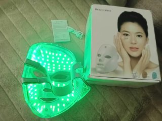 Máscara Facial LED Blanca