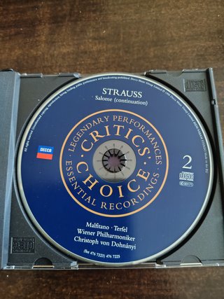 CD Richard Strauss Salome Decca Critics' Choice
