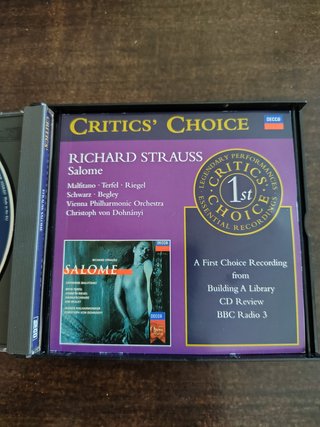 CD Richard Strauss Salome Decca Critics' Choice