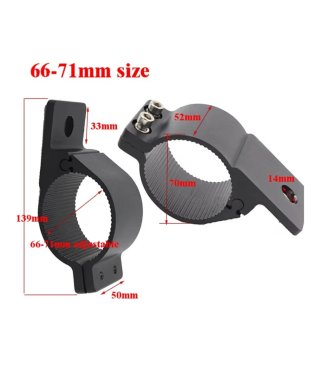Soportes Focos LED 66-71mm (2 uds)