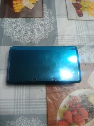 Nintendo 3DS Blu leggerw linee sul displey