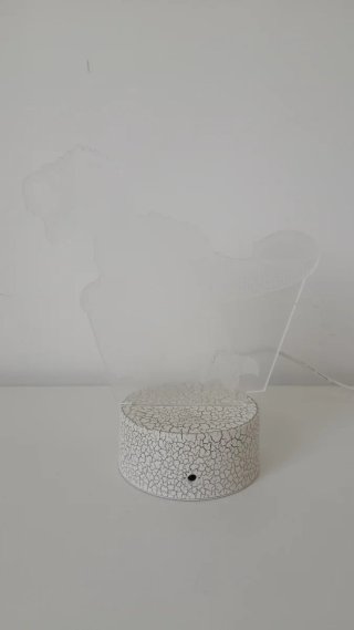 Lámpara LED 3D Dinosaurio