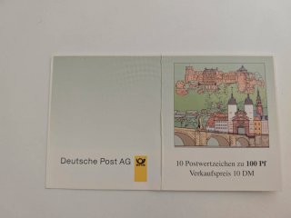 Carnet Sellos Alemania 1996 Heidelberg 800 Años MH
