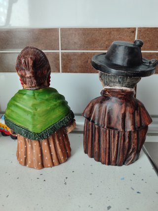 Antiguas figuras decoración gigantillos burgos