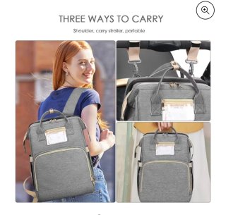 Mochila Cuna Portátil Bebé Viaje