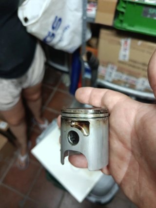 Cilindro, pistón y culata Yamaha TZR80