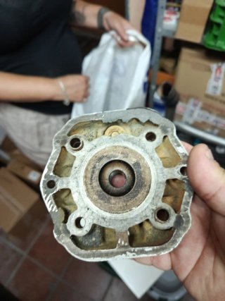Cilindro, pistón y culata Yamaha TZR80