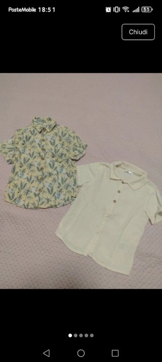 Set 2 camicie 18/24 mesi