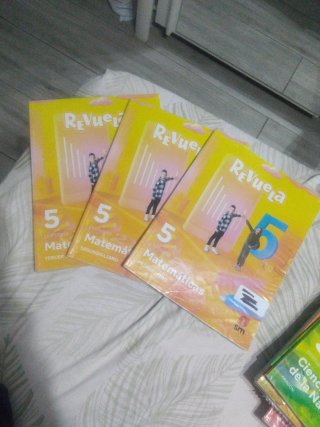 Libro matemáticas 5 primaria revuela