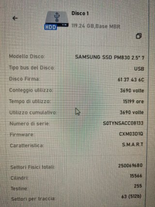 SSD Samsung 128 GB SATA 6 Gps