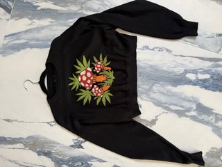 Camiseta XS con estampado de setas