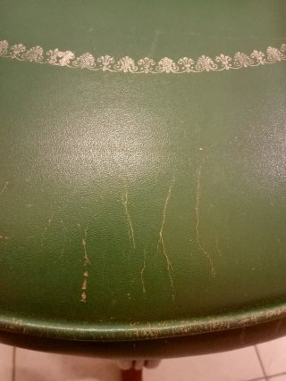 Antigua Silla de Escritorio, Giratoria 360°,Madera