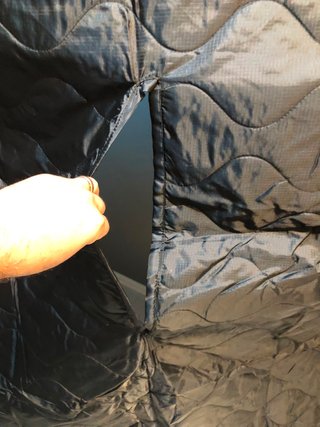 Poncho Liner Cut Nero D5-PL02 B