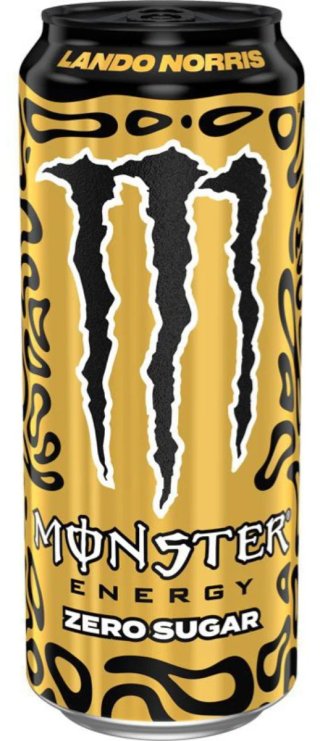Lata Monster Energy Lando Norris Dorada