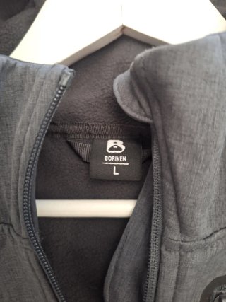 Chaqueta deportiva gris talla L