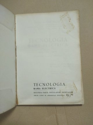 Aprendizaje industrial tecnología tercer curso