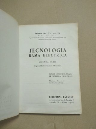 Aprendizaje industrial tecnología tercer curso