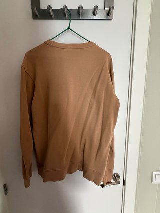 Sudadera Zara Marrón sin Capucha
