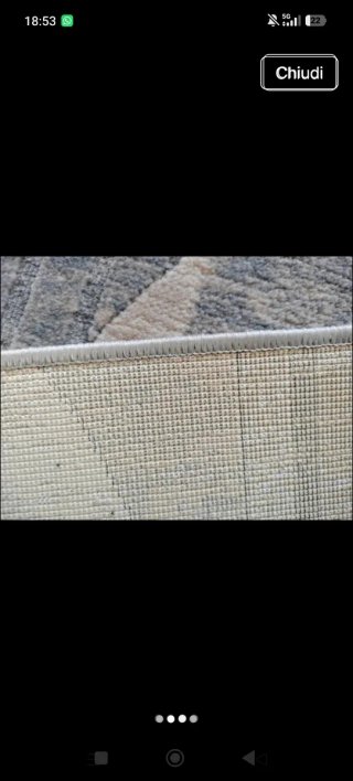 Tappeto moderno beige e grigio