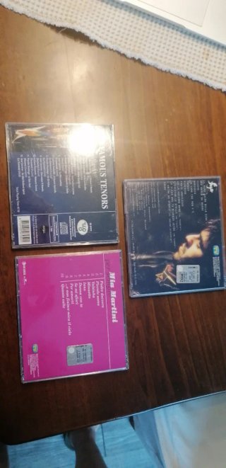 CD Andrea Bocelli, The Famous Tenors, Mia Martini