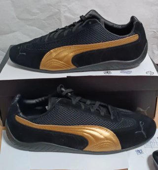 Zapatillas Puma Negras y Doradas Talla 44