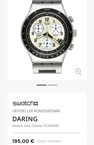 Swatch Irony Chrono Daring YCS416g