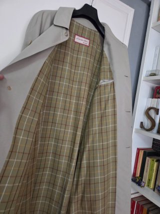 Gabardina Beige Hombre