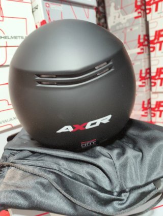 Casco AXOR KIOTO Jet Negro Mate/Brillo/Blanco