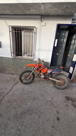 KTM 125 SX Motocross Naranja/Negra