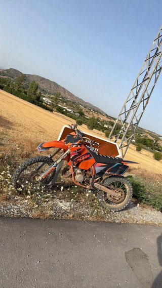 KTM 125 SX Motocross Naranja/Negra