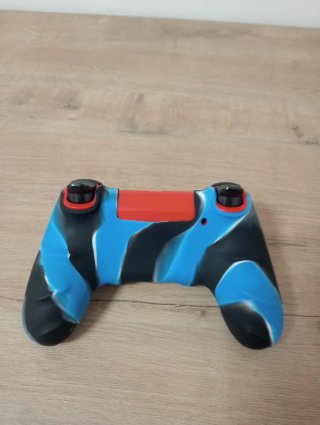 Funda PS4 Camuflaje Azul y Negra