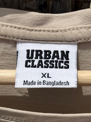 Camiseta Urban Classics Beige XL