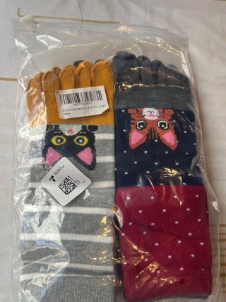 Calcetines ZFSOCK con dedos gato