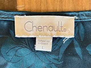 Vestido Midi Chenault Floral Volantes Talla L