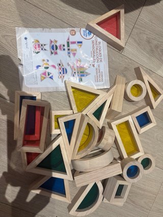 Juegos de piezas de madera