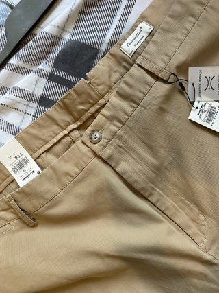 Pantalón Emidio Tucci Talla 70 Beige