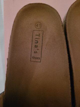 Sandalias Tina's Azul/Marrón Talla 41