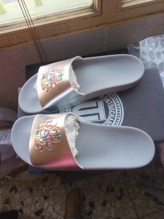 Chanclas Untouchables Doradas Multicolor
