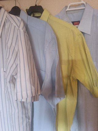 Lote 4 Camisas Hombre Manga Corta
