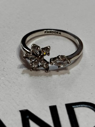 Conjunto Pandora Anillo y Collar Plata