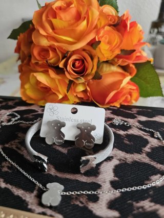 Conjunto Oso Plata