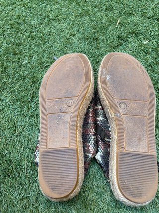 Zapatillas Esparto Lentejuelas