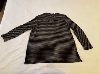 ALIA Jersey rayas negro/dorado premamá T L