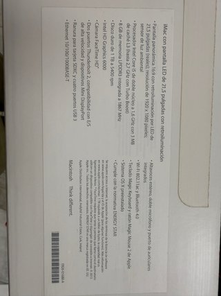 Apple iMac i5 2016 1TB HDD