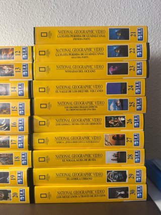 Colección VHS National Geographic Documentales