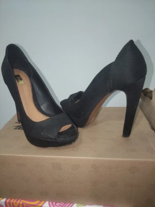 Zapatos tacón peep toe Estradibarius T37