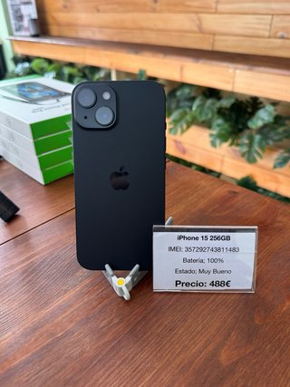 iPhone 15 256GB Nero (ESIM)
