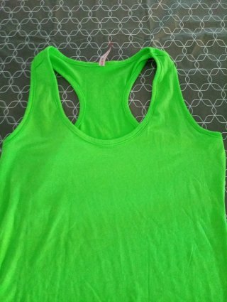 Camiseta técnica tirantes verde