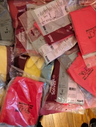 Guantes Honeywell y Ansell Talla 9