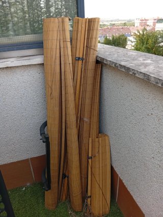 Tende in legno e bambù